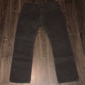 Straight Gap Corduroy 34W 32L - Chocolate